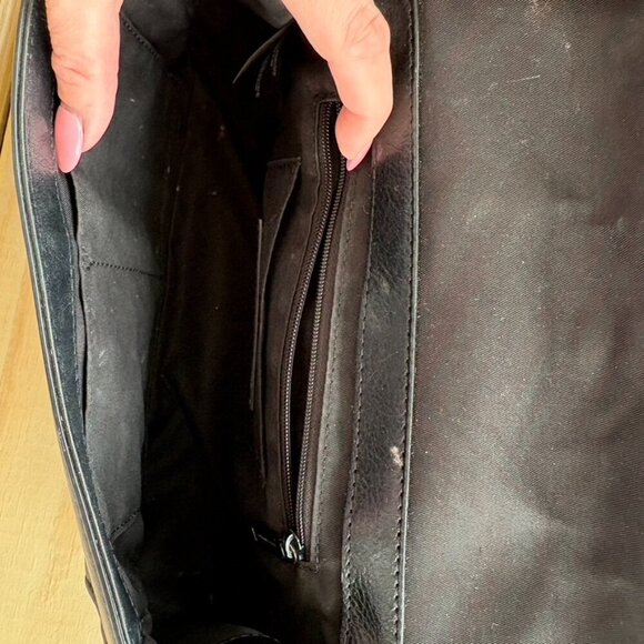 Rebecca Minkoff Black Quilted Crossbody Bag Silver Hardware - Picture 5 of 9